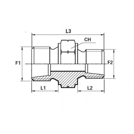 ADAPTOR DR-FE BSP 3/4-M36X2