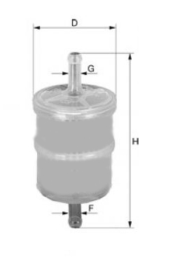 FILTRU COMBUSTIBIL RT16