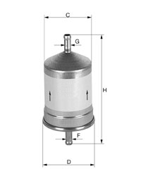 FILTRU COMBUSTIBIL WK66