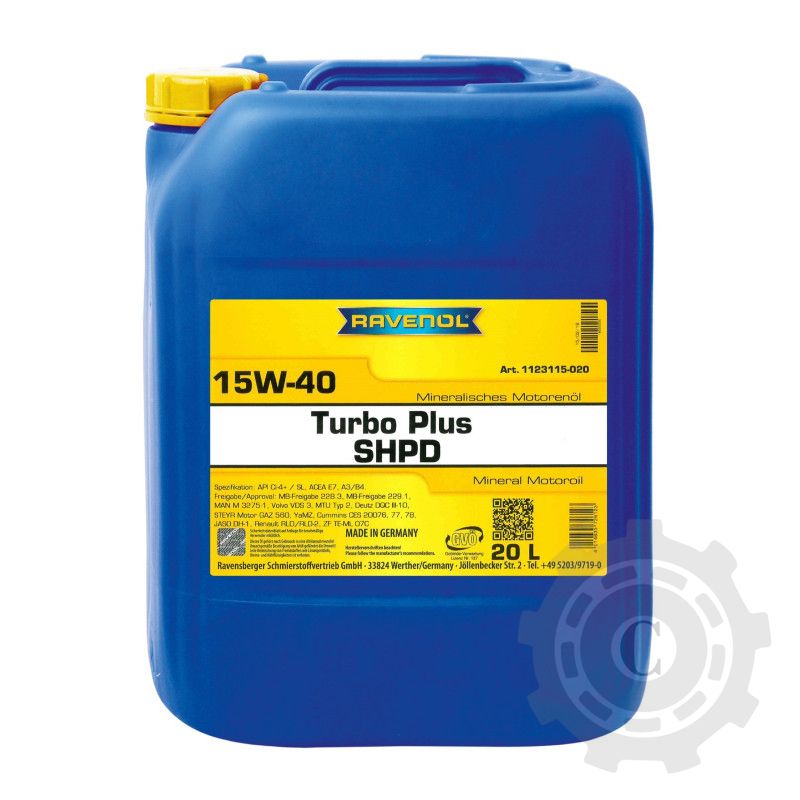 ULEI RAVENOL TURBO PLUS 15W40 20L