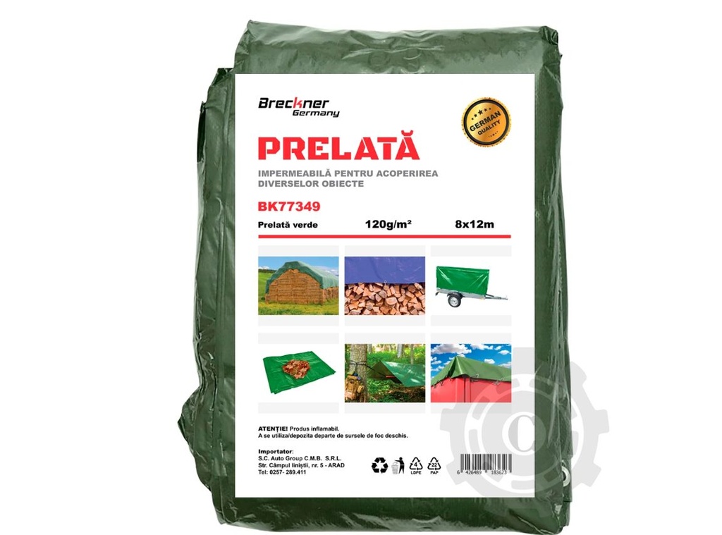 PRELATA CU OCHIURI DE PRINDERE 8x12M