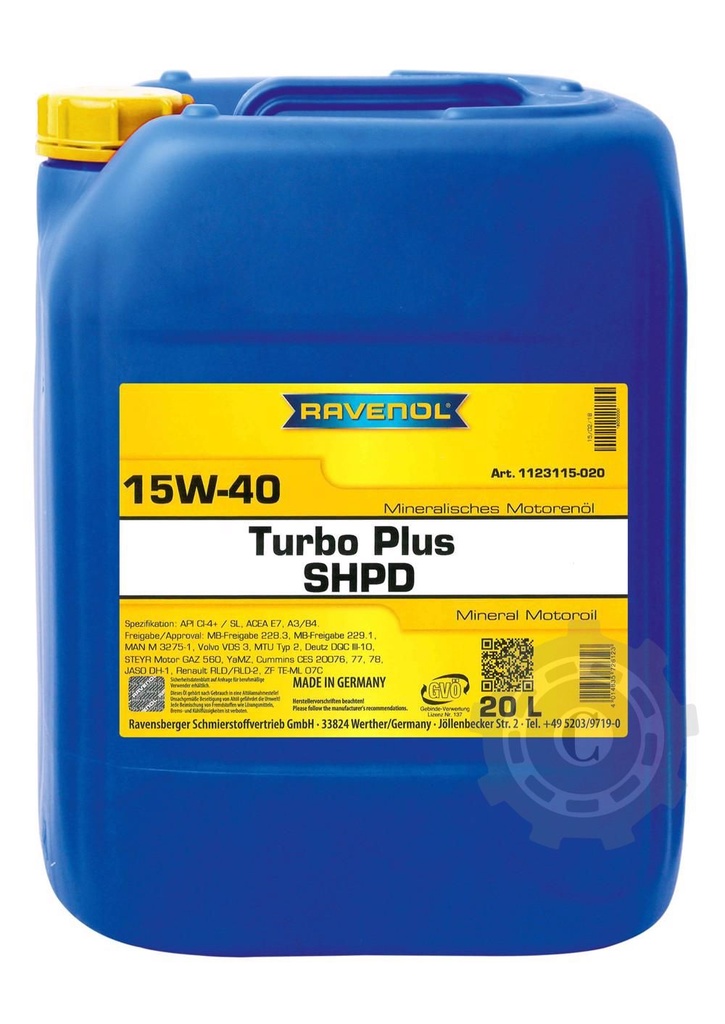 ULEI RAVENOL TURBO PLUS 15W40 5L