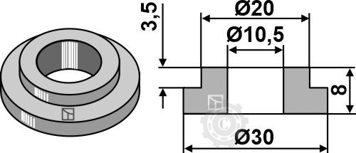 [CP063727] BUCSA PENTRU CUTIT CONCASOR JOHN DEERE