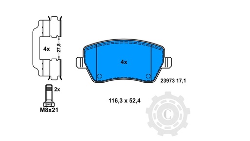 [CP063829] SET PLACUTE FRANA