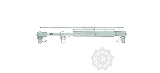 [CP066333] TELESCOP CAPOTA MOTOR CASE