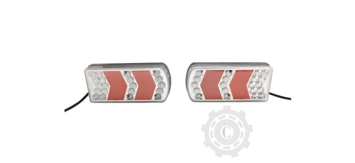 [CP066984] Lampa remorca LED set 2 bucati 228x106x40mm