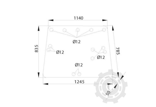 [CP069308] GEAM SPATE JOHN DEERE 26/4071-9