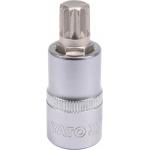 [CP021220] Bit spline M12 cu adaptor 1/2" 55MM YT04344