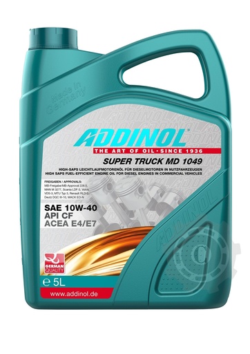 [CP033054] ULEI ADDINOL SUPER TRUCK MD 1049 10W40  5L