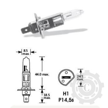 [CP021158] BEC 24V 70W H1 SELUM