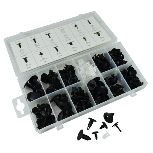 [CP017397] 52891 TRUSA DE CLIPS DE PLASTIC FORD 169 PCS