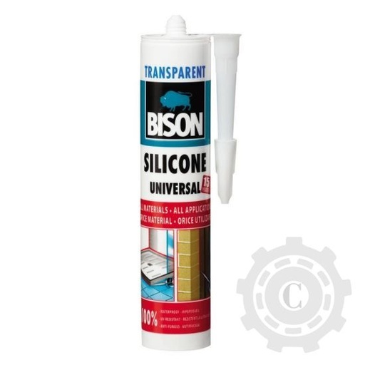 [CP018664] SILICON UNIVERSAL TRANSPARENT  280ML BISON