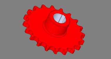 [CP018832] PINION Z20/19.05 D25 72-0524 ZMAJ