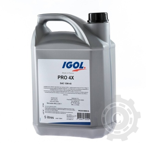 [CP053118] ULEI IGOL PRO 4X 15W40 5L(4.38KG)