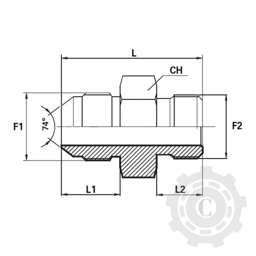 [CP055712] ADAPTOR D FE U10 7/8"f