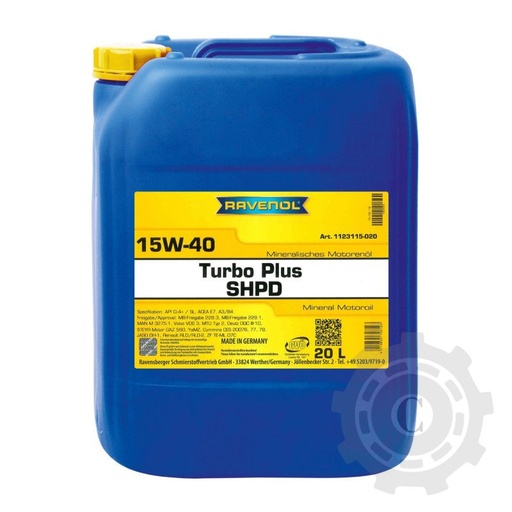 [CP062370] ULEI RAVENOL TURBO PLUS 15W40 20L